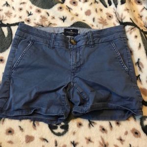 light blue american eagle shorts